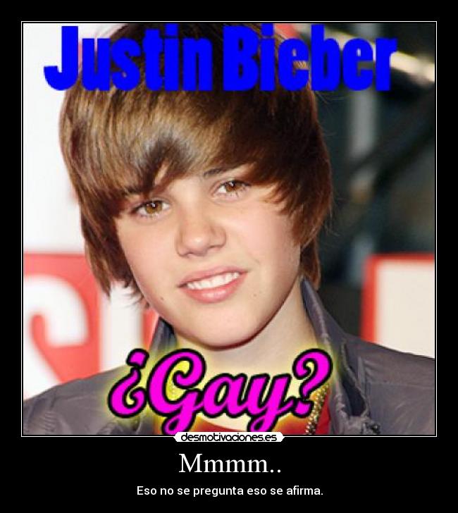 carteles justin bieberjustinbiebergaymariconmarica desmotivaciones