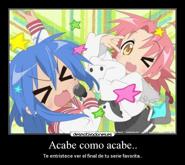 carteles lucky star desmotivaciones