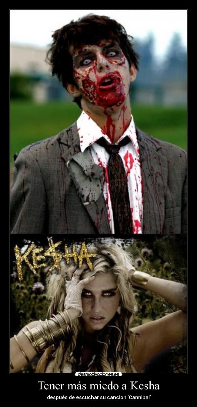 carteles miedo kesha canbal desmotivaciones