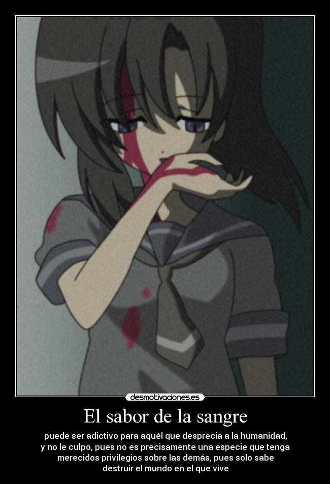 carteles higurashi naku koro ni manga anime sangre desmotivaciones