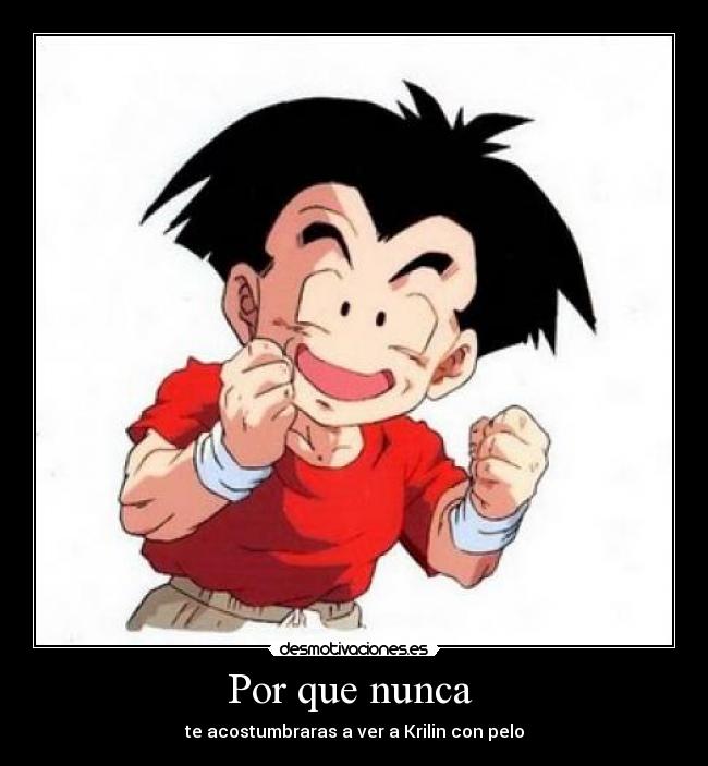 carteles krilin desmotivaciones
