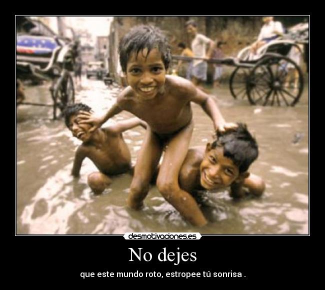 No dejes - 