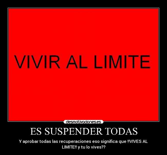 ES SUSPENDER TODAS - 