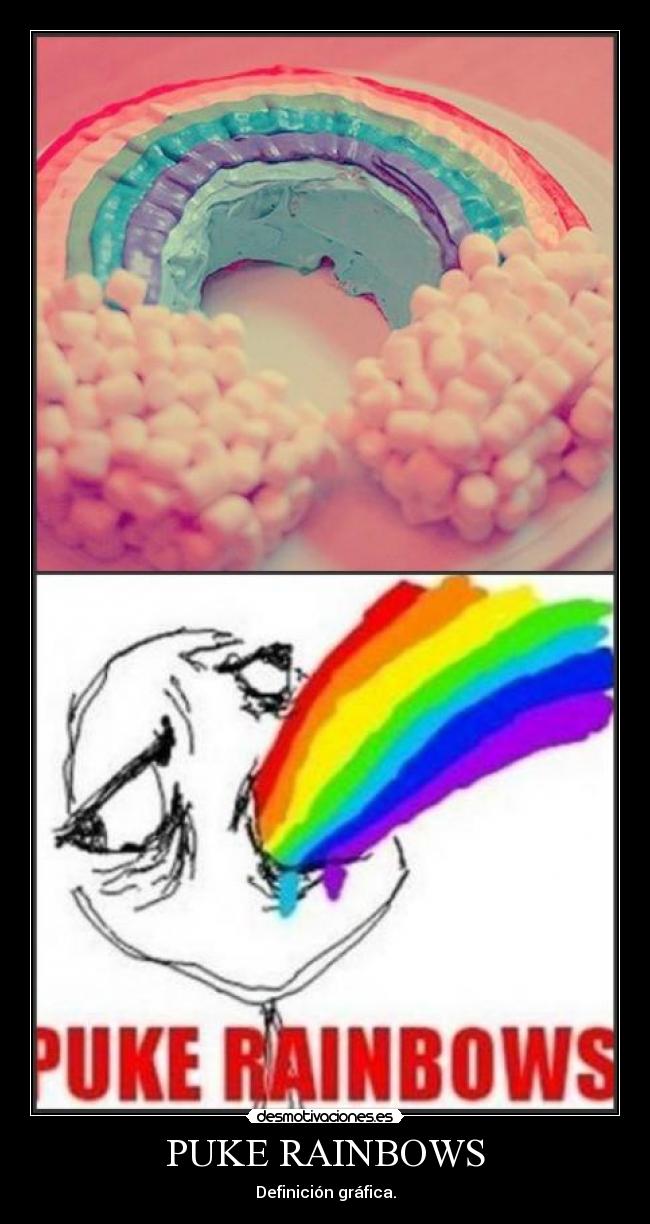 PUKE RAINBOWS - Definición gráfica.
