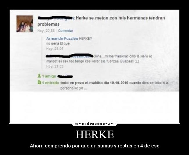 HERKE - Ahora comprendo por que da sumas y restas en 4 de eso