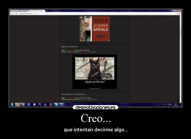Creo... -