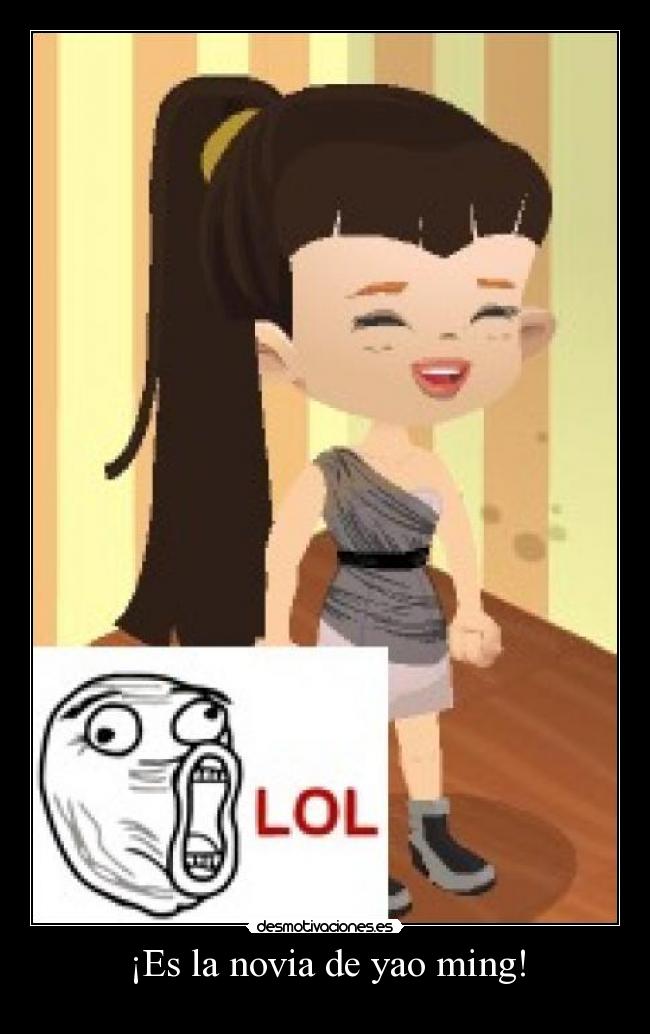 ¡Es la novia de yao ming! - 