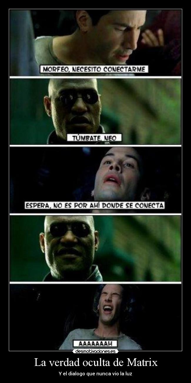 carteles matrix desmotivaciones