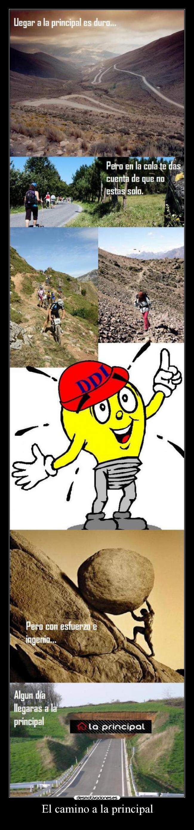 El camino a la principal - 