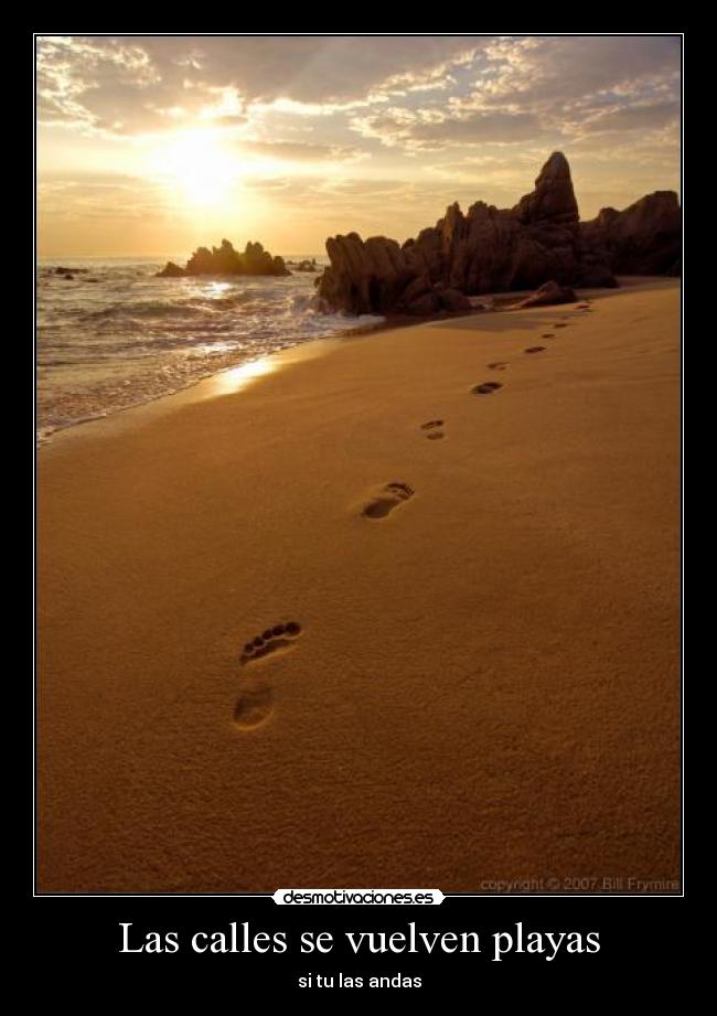 Las calles se vuelven playas - 