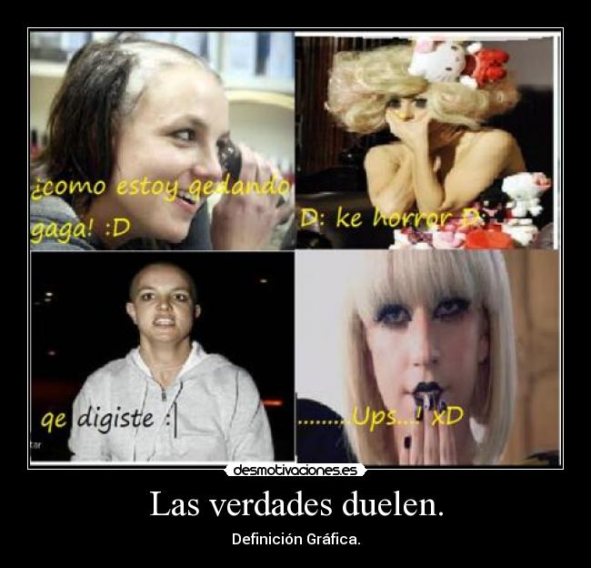 Las verdades duelen. - Definición Gráfica.