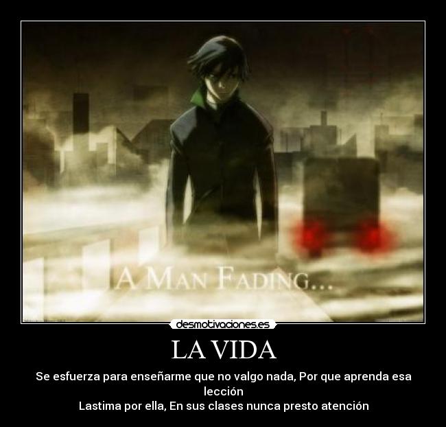 carteles vida hei darker than black anime desmotivaciones