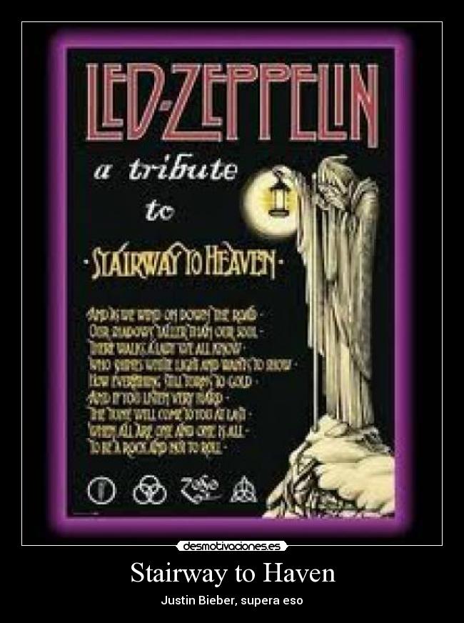 Stairway to Haven - Justin Bieber, supera eso