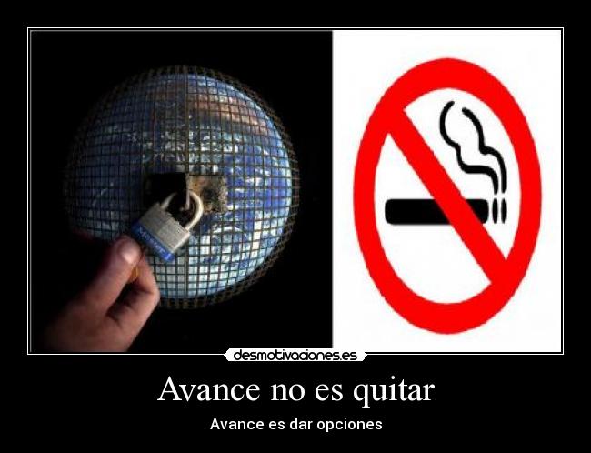 Avance no es quitar -