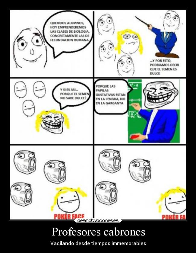 Profesores cabrones - Vacilando desde tiempos immemorables