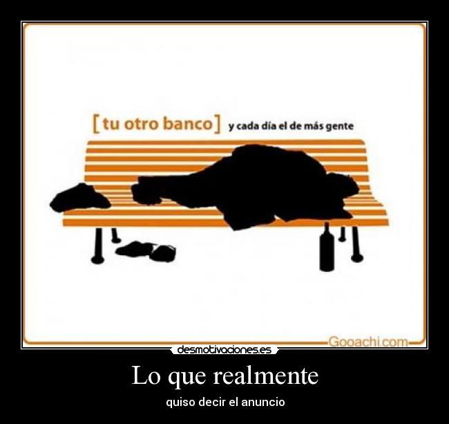 Lo que realmente -