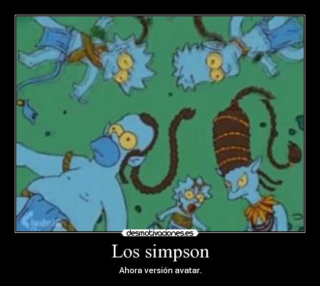 Los simpson - Ahora versión avatar.