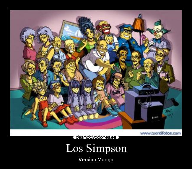 Los Simpson - Versión:Manga