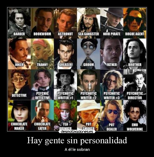 Hay gente sin personalidad - 
