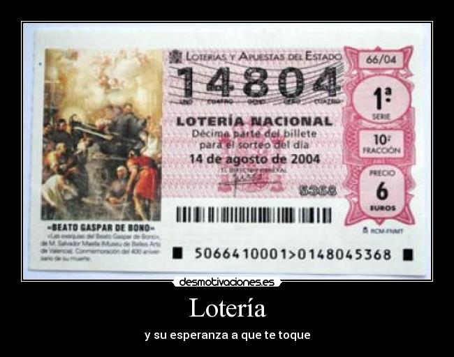 carteles loteria desmotivaciones