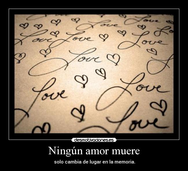 Ningún amor muere - 