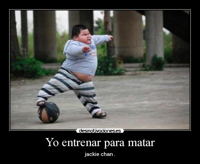 Yo entrenar para matar - jackie chan .