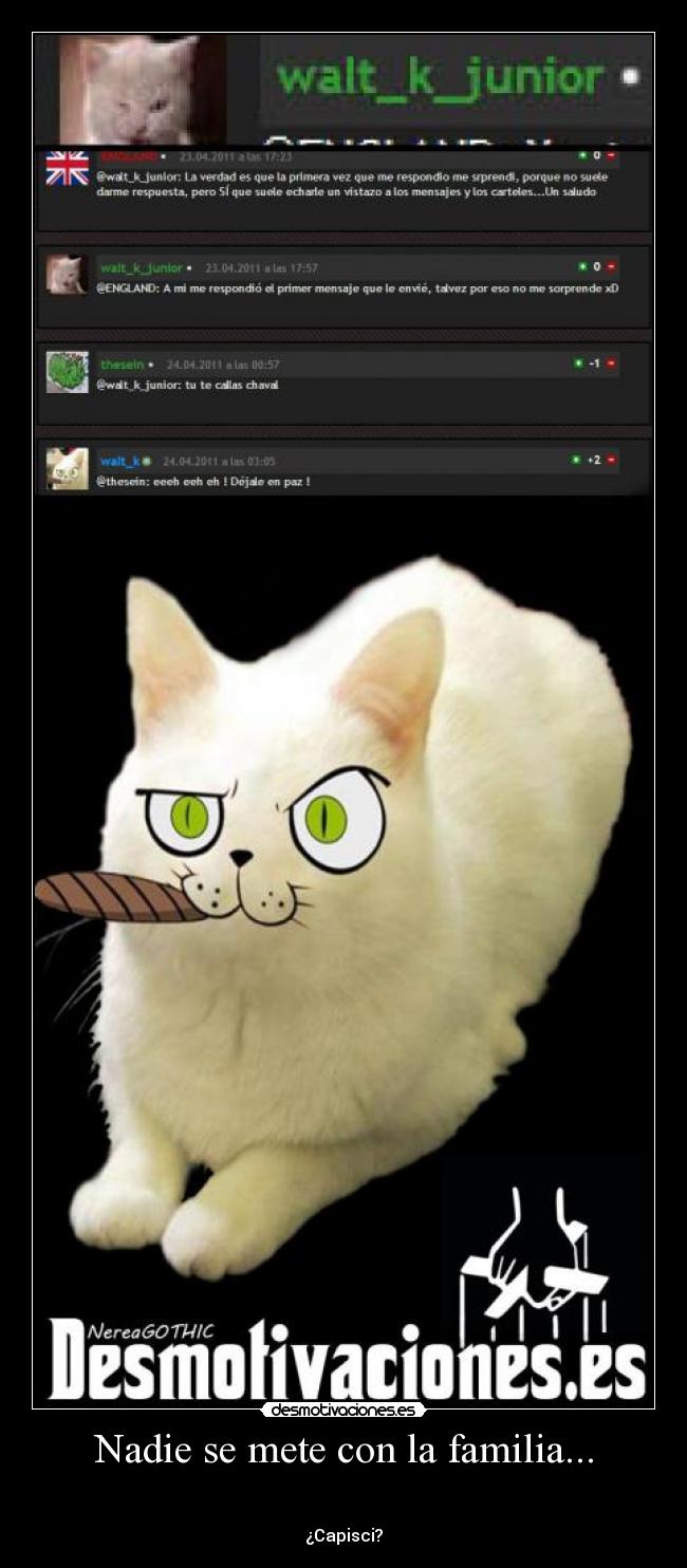 Nadie se mete con la familia... - 