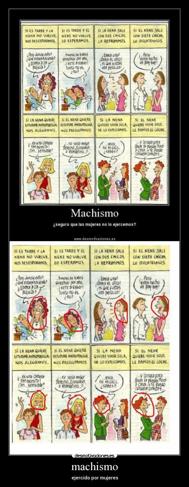 machismo - ejercido por mujeres