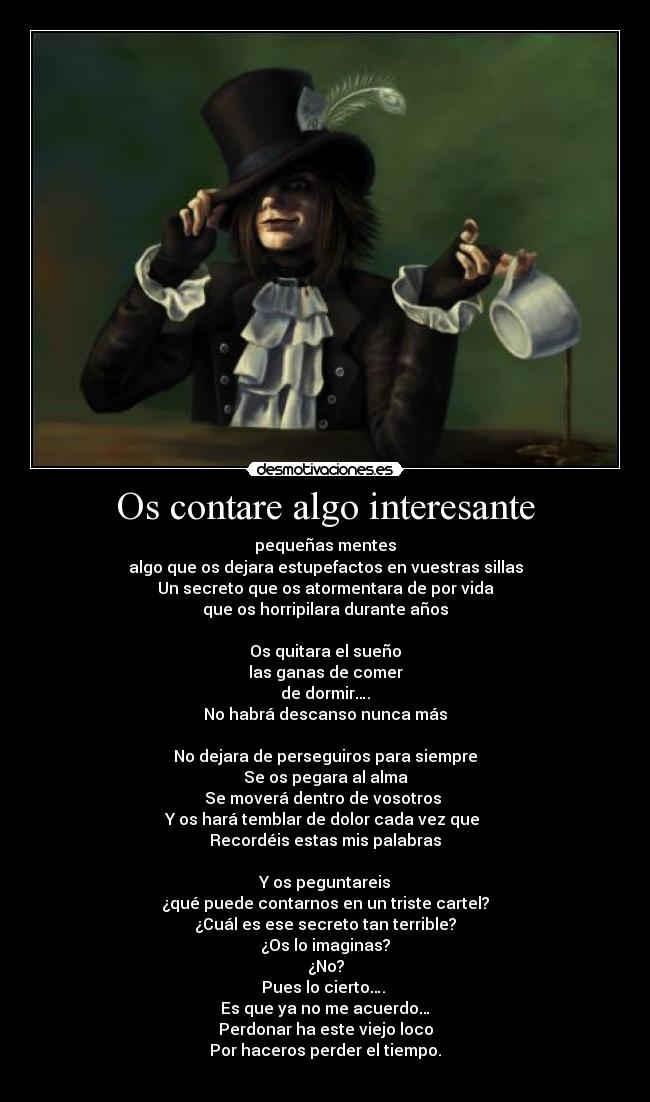 carteles contare algo interesante desmotivaciones