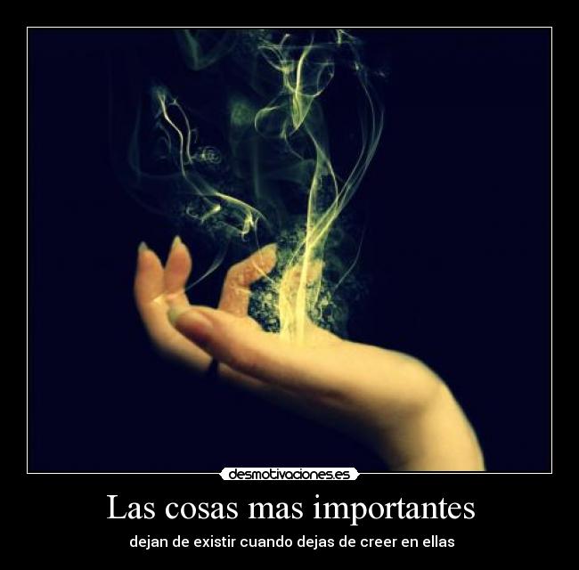 Las cosas mas importantes - 