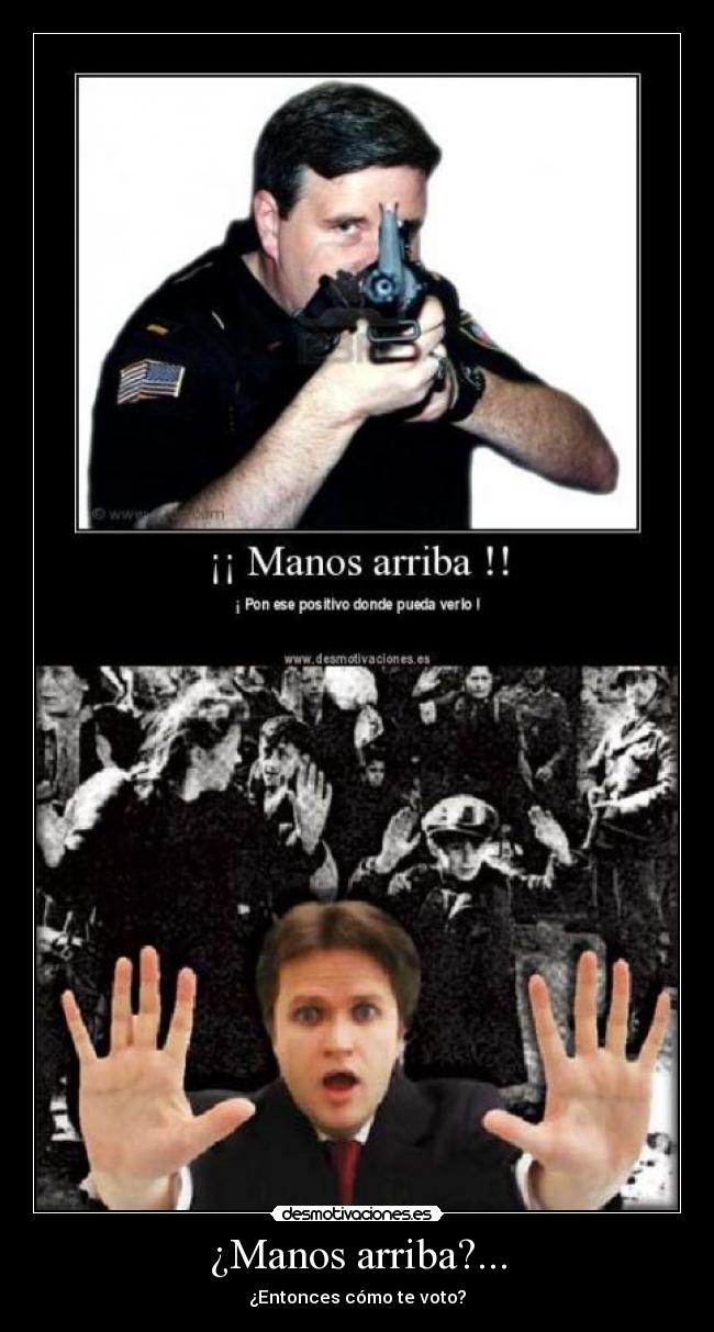 ¿Manos arriba?... - 