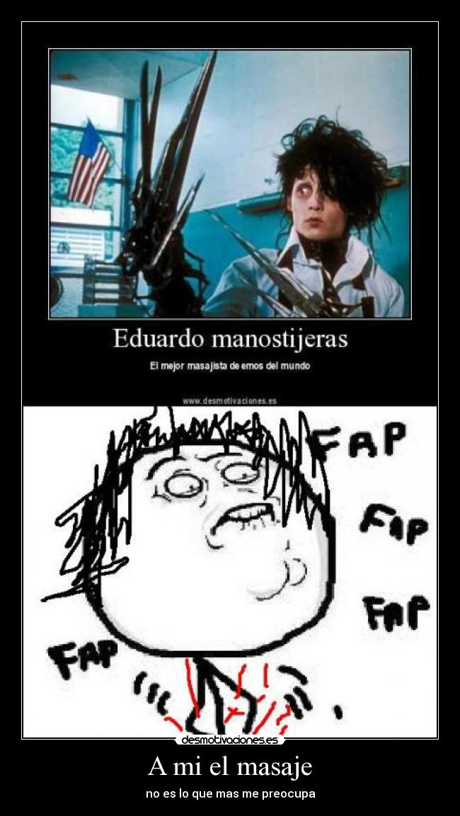 A mi el masaje -