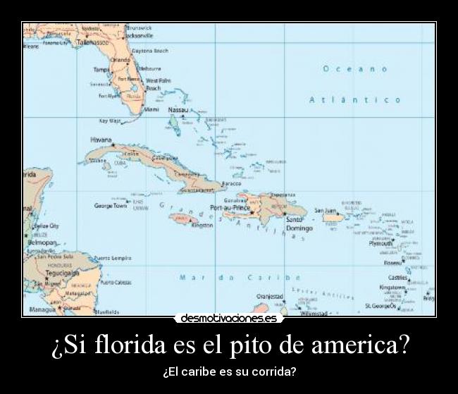 ¿Si florida es el pito de america? -