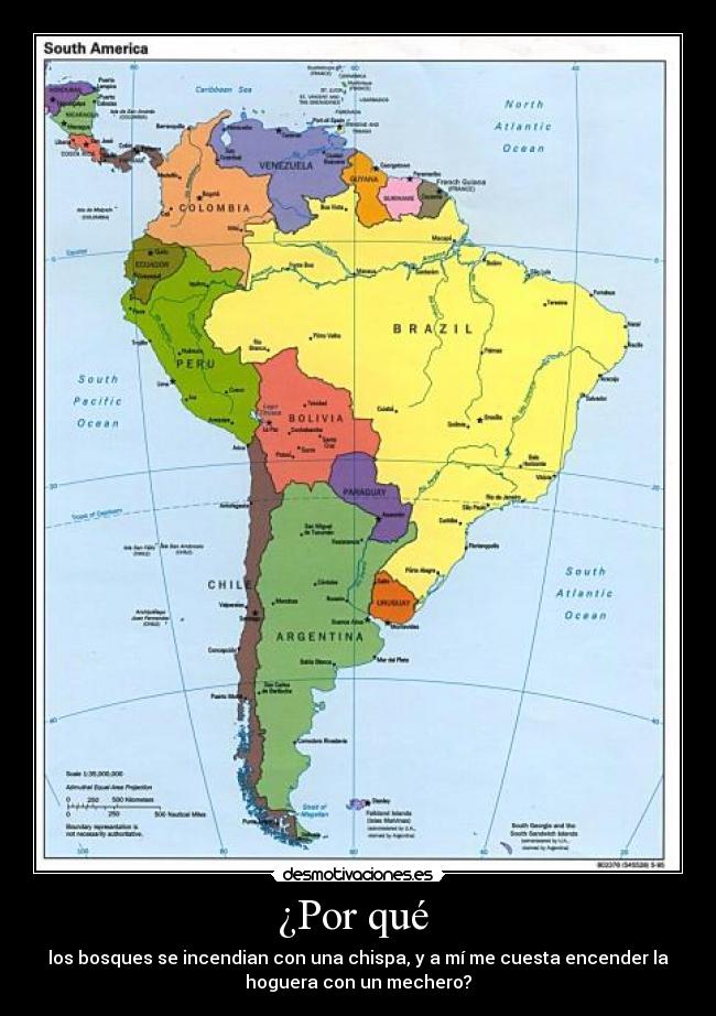 ¿Por qué - los bosques se incendian con una chispa, y a mí me cuesta encender la
hoguera con un mechero?