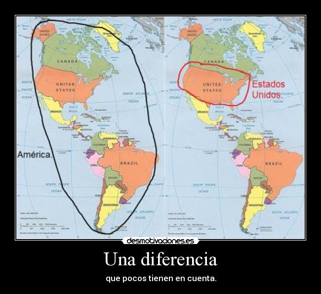 Una diferencia - que pocos tienen en cuenta.