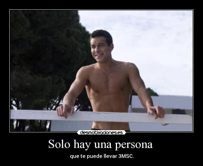 Solo hay una persona -