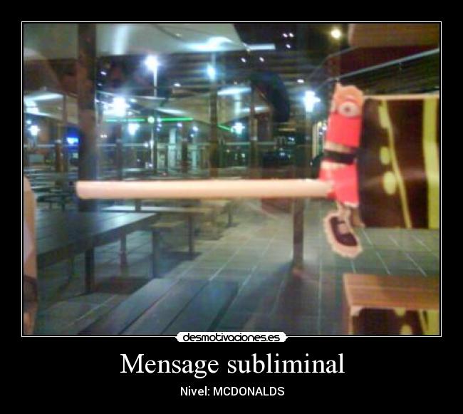 Mensage subliminal - Nivel: MCDONALDS