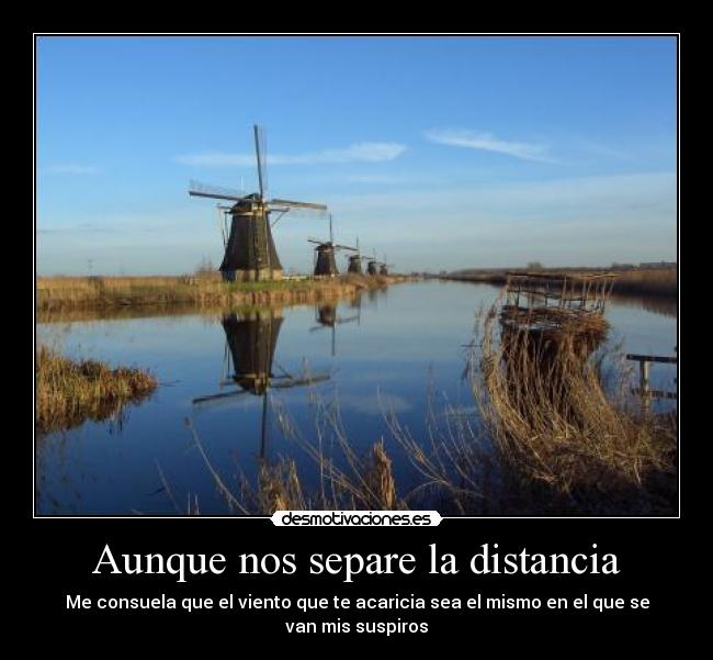 Aunque nos separe la distancia -