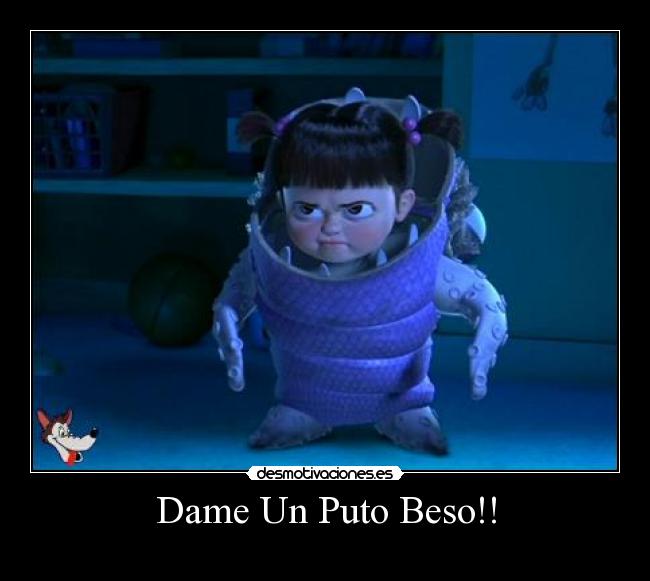 carteles beso desmotivaciones