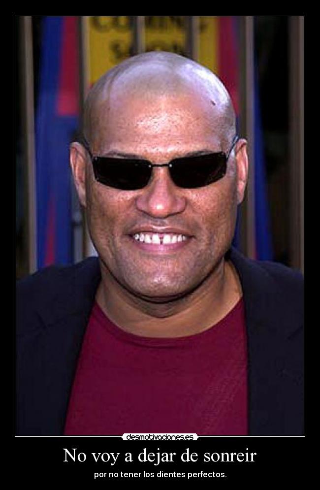 No voy a dejar de sonreir - 