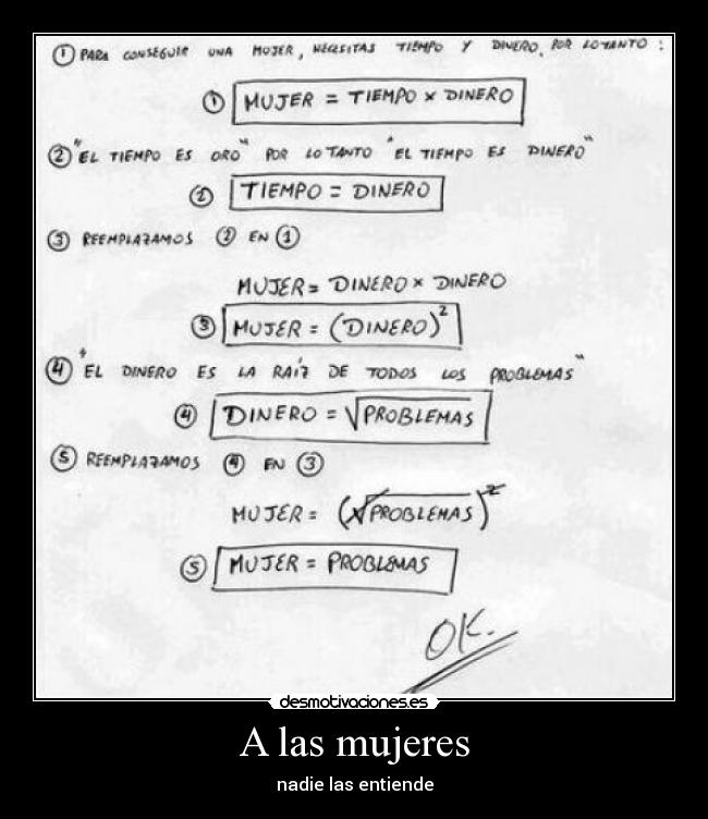 A las mujeres -