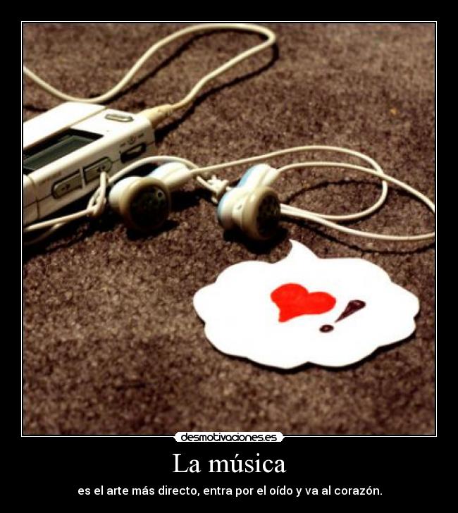 La música -