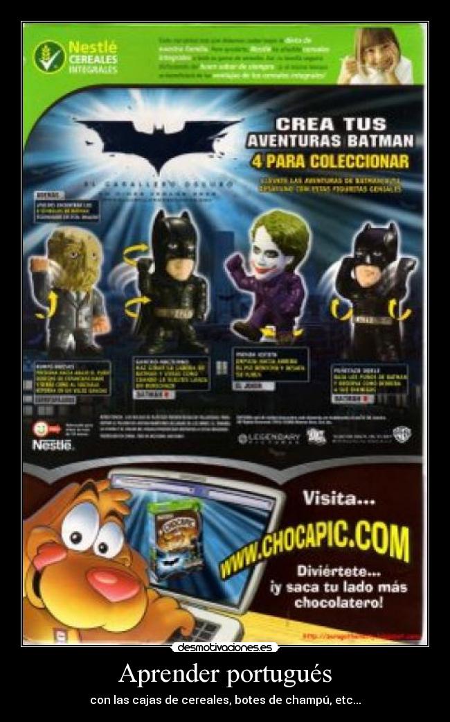 Aprender portugués -