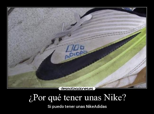 carteles nike adidas botas futbol desmotivaciones