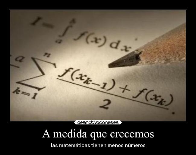 A medida que crecemos -