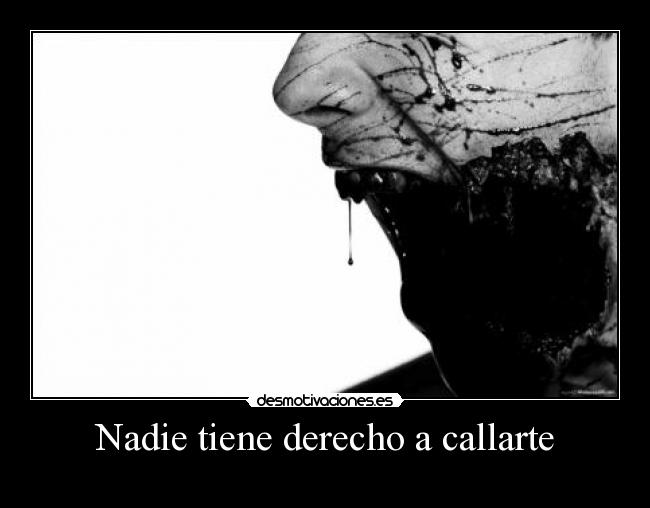 carteles silencio desmotivaciones