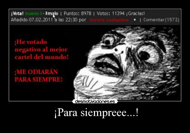 ¡Para siempreee...! - 