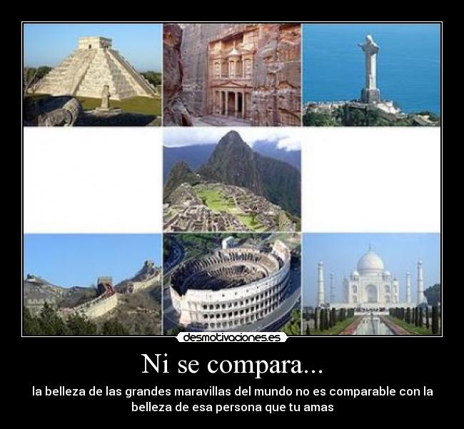 Ni se compara... -