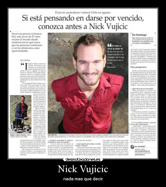 Nick Vujicic -