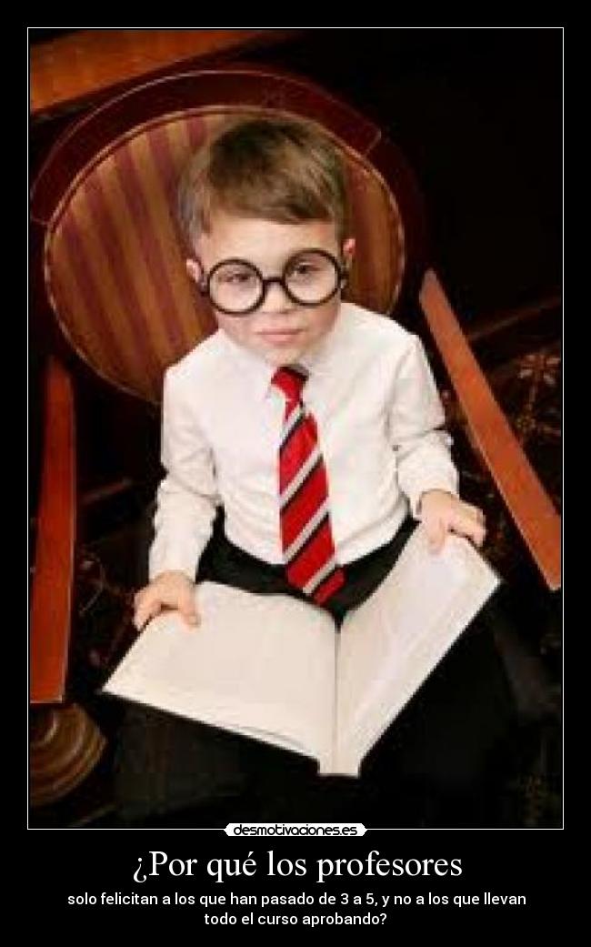 ¿Por qué los profesores -